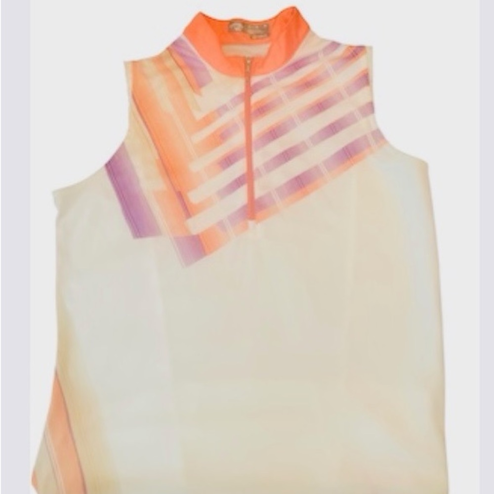 Callaway Opti-Dri Orange and Gray Top